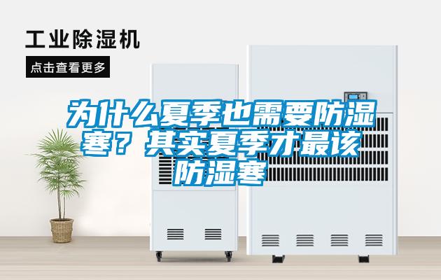 為什么夏季也需要防濕寒？其實夏季才最該防濕寒
