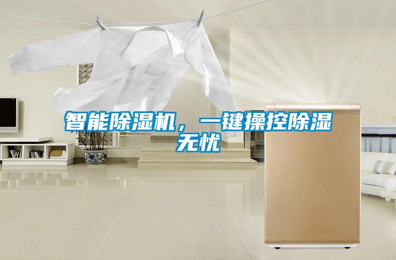 智能除濕機，一鍵操控除濕無憂