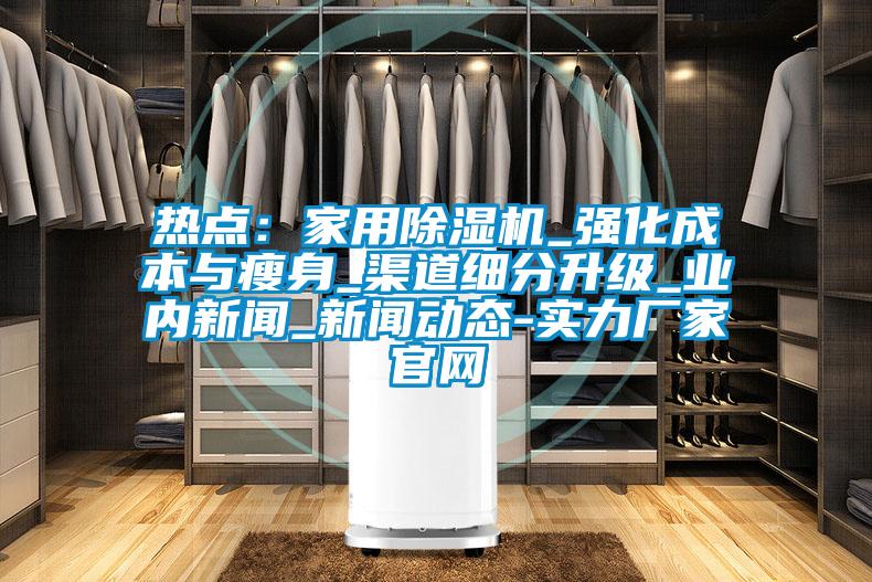 熱點(diǎn)：家用除濕機(jī)_強(qiáng)化成本與瘦身_渠道細(xì)分升級_業(yè)內(nèi)新聞_新聞動態(tài)-實(shí)力廠家官網(wǎng)