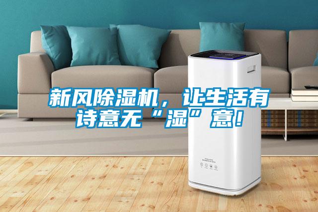 新風(fēng)除濕機(jī)，讓生活有詩(shī)意無(wú)“濕”意！