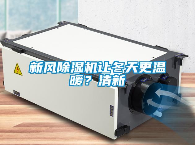 新風(fēng)除濕機(jī)讓冬天更溫暖？清新