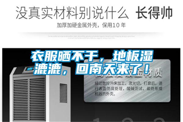 衣服曬不干，地板濕漉漉，回南天來了！