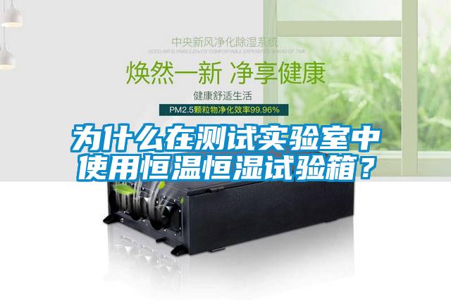 為什么在測試實驗室中使用恒溫恒濕試驗箱？