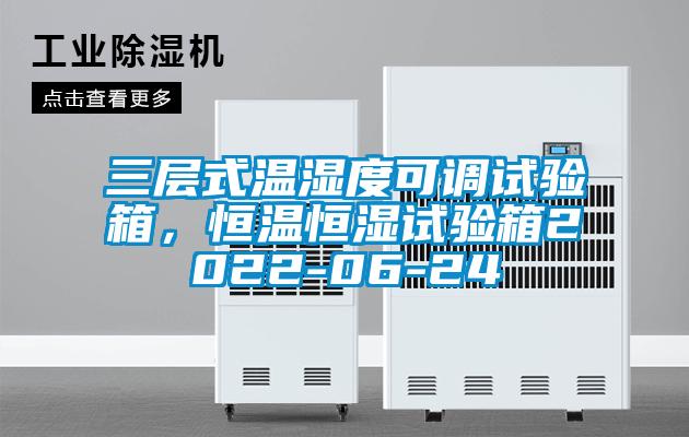 三層式溫濕度可調(diào)試驗(yàn)箱，恒溫恒濕試驗(yàn)箱2022-06-24