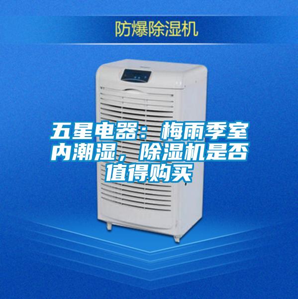 五星電器：梅雨季室內(nèi)潮濕，除濕機是否值得購買