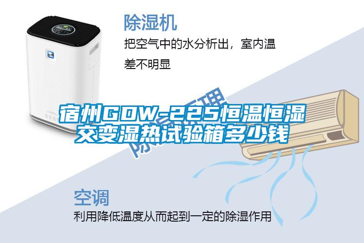 宿州GDW-225恒溫恒濕交變濕熱試驗(yàn)箱多少錢