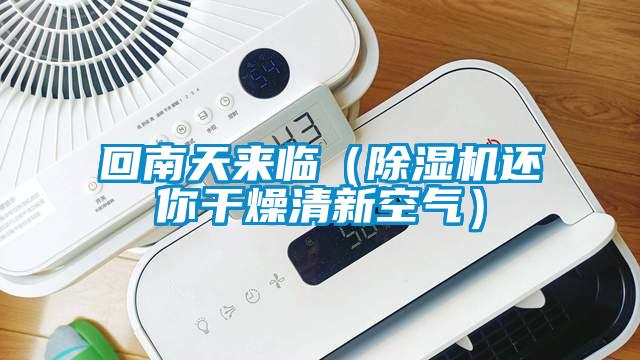 回南天來(lái)臨（除濕機(jī)還你干燥清新空氣）