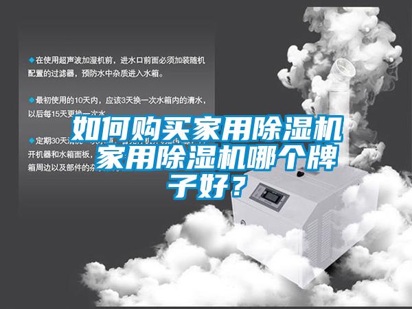 如何購買家用除濕機 家用除濕機哪個牌子好？
