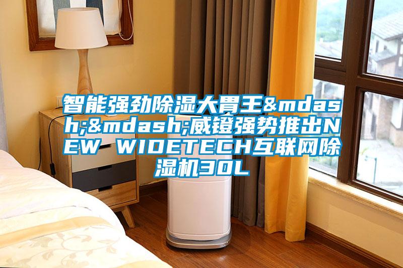 智能強勁除濕大胃王——威鐙強勢推出NEW WIDETECH互聯(lián)網除濕機30L