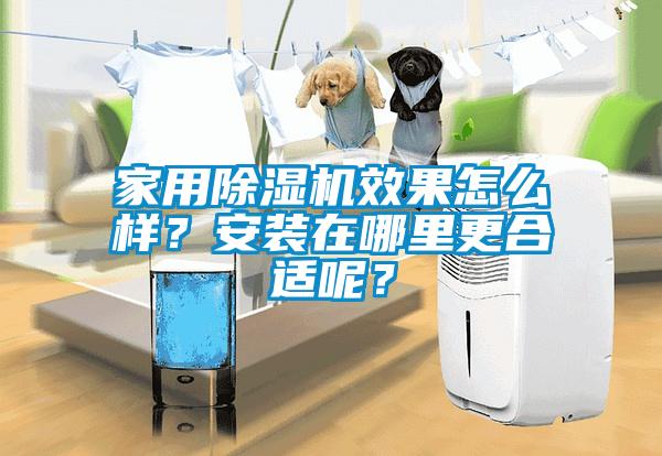 家用除濕機效果怎么樣？安裝在哪里更合適呢？