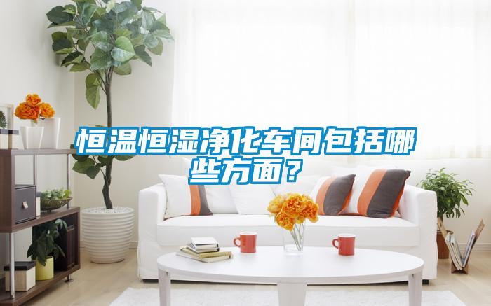 恒溫恒濕凈化車間包括哪些方面？