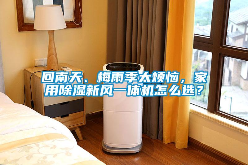 回南天、梅雨季太煩惱，家用除濕新風一體機怎么選？