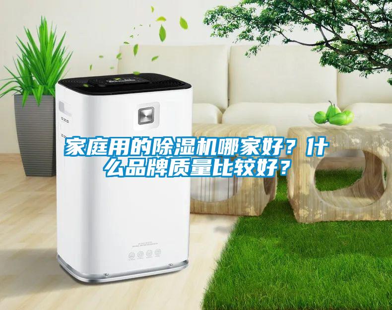 家庭用的除濕機哪家好？什么品牌質量比較好？