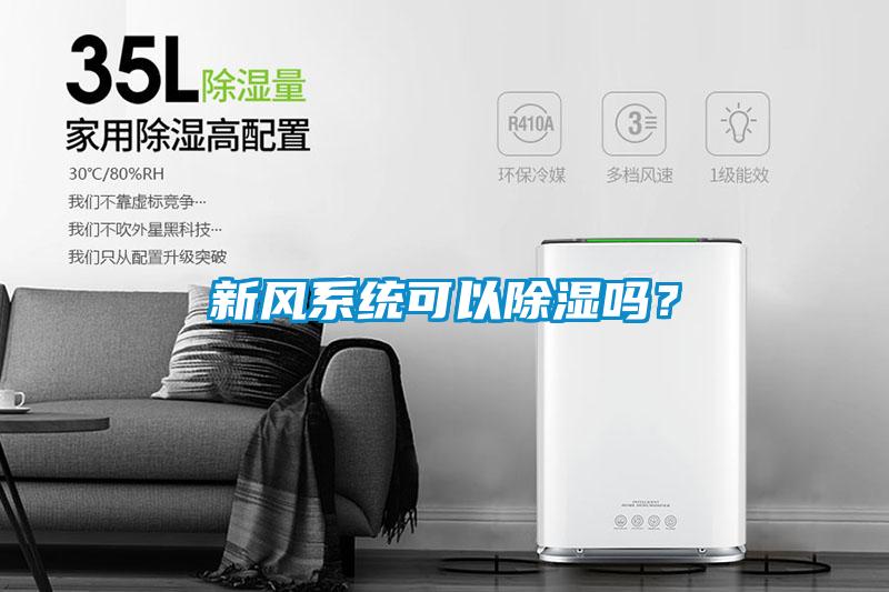 新風系統可以除濕嗎？
