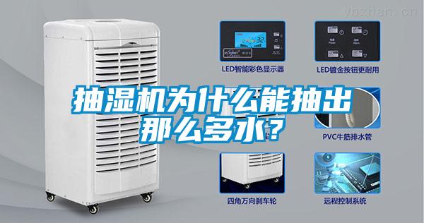 抽濕機(jī)為什么能抽出那么多水？