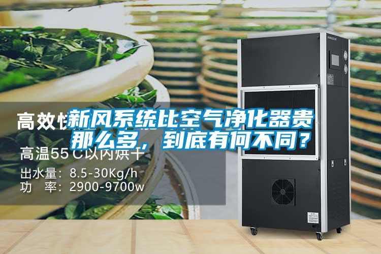 新風系統(tǒng)比空氣凈化器貴那么多，到底有何不同？