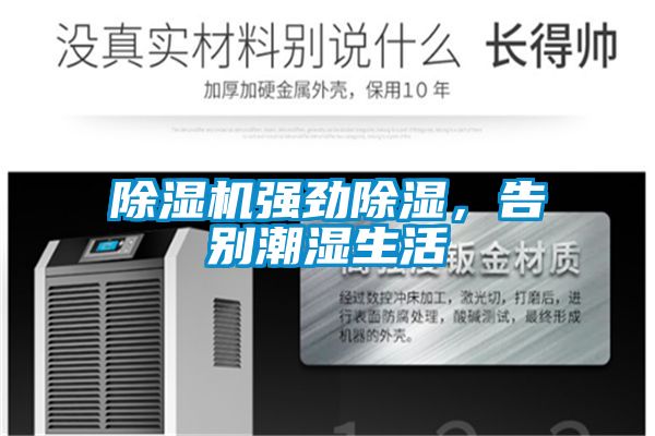 除濕機強勁除濕，告別潮濕生活