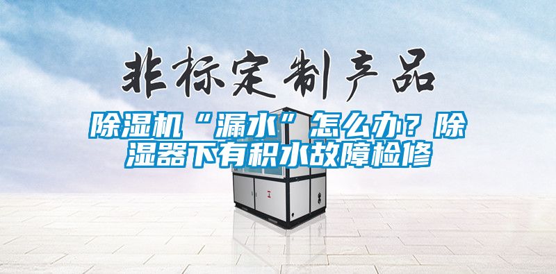 除濕機(jī)“漏水”怎么辦？除濕器下有積水故障檢修