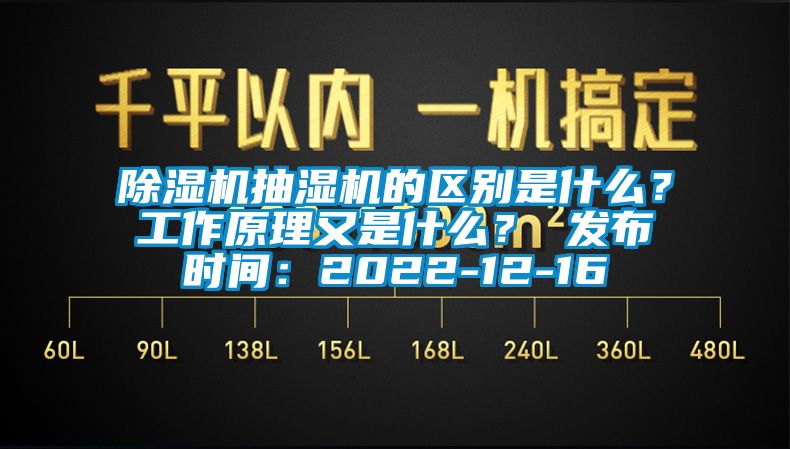 除濕機(jī)抽濕機(jī)的區(qū)別是什么？工作原理又是什么？ 發(fā)布時(shí)間：2022-12-16