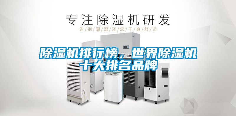 除濕機排行榜，世界除濕機十大排名品牌